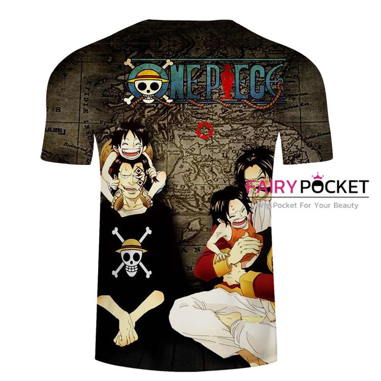One Piece Monkey D Luffy T Shirt G Fairypocket Wigs