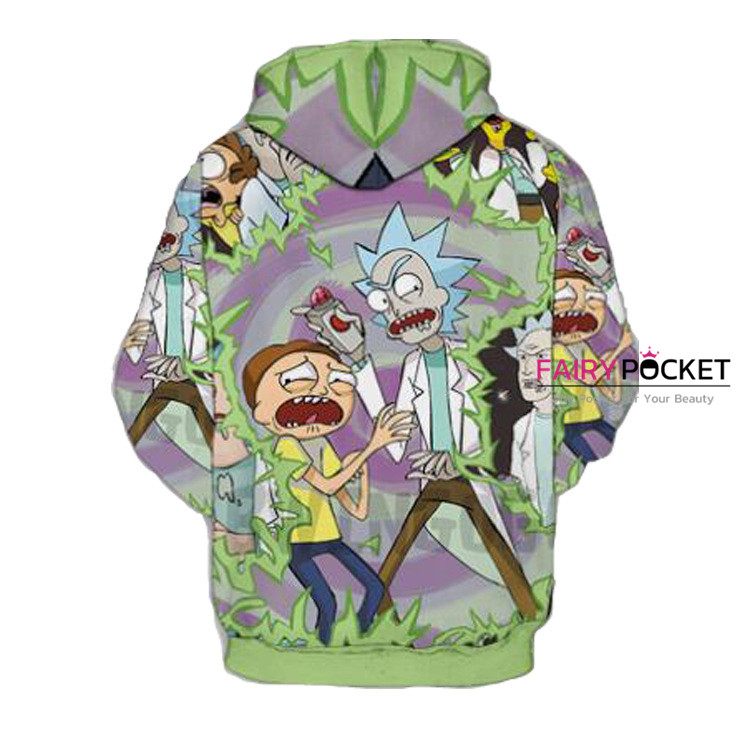 Rick and Morty Hoodie - H – FairyPocket Wigs