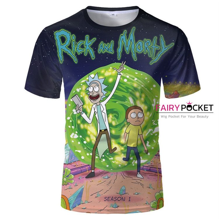 Rick and Morty T-Shirt - L – FairyPocket Wigs
