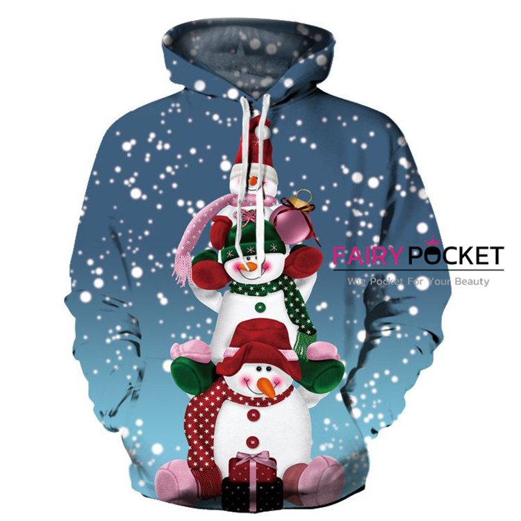 Snowman Hoodie - G – FairyPocket Wigs