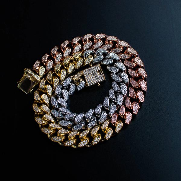 colorful diamond chain