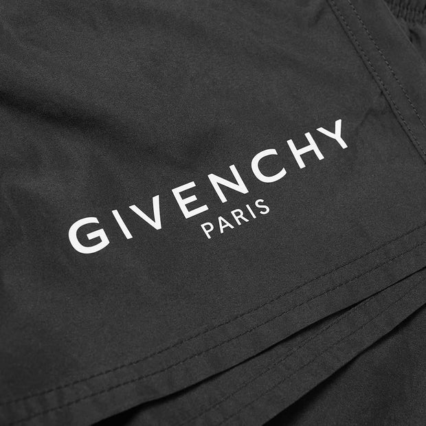 Givenchy Black Short Logo Swimshorts - DANYOUNGUK