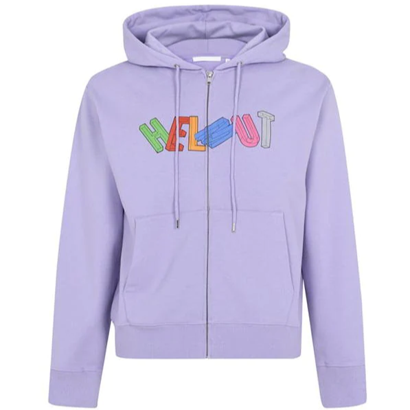 Helmut Lang Purple Logo Hoodie | DANYOUNGUK