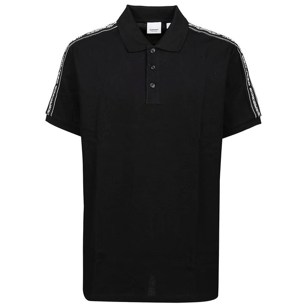 burberry logo tape polo shirt