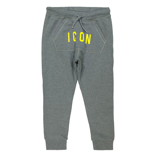 Dsquared Casual Grey Sweat pants with ankle cuffs ($195) ❤ liked on  Polyvore