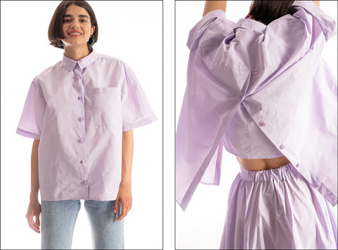 Taffy chemisette lilas