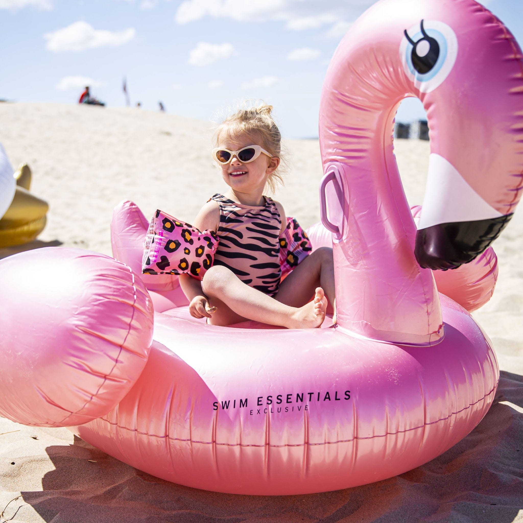 Er is een trend hebben zich vergist paniek Opblaas Flamingo XXL Rosé Goud | Swim Essentials