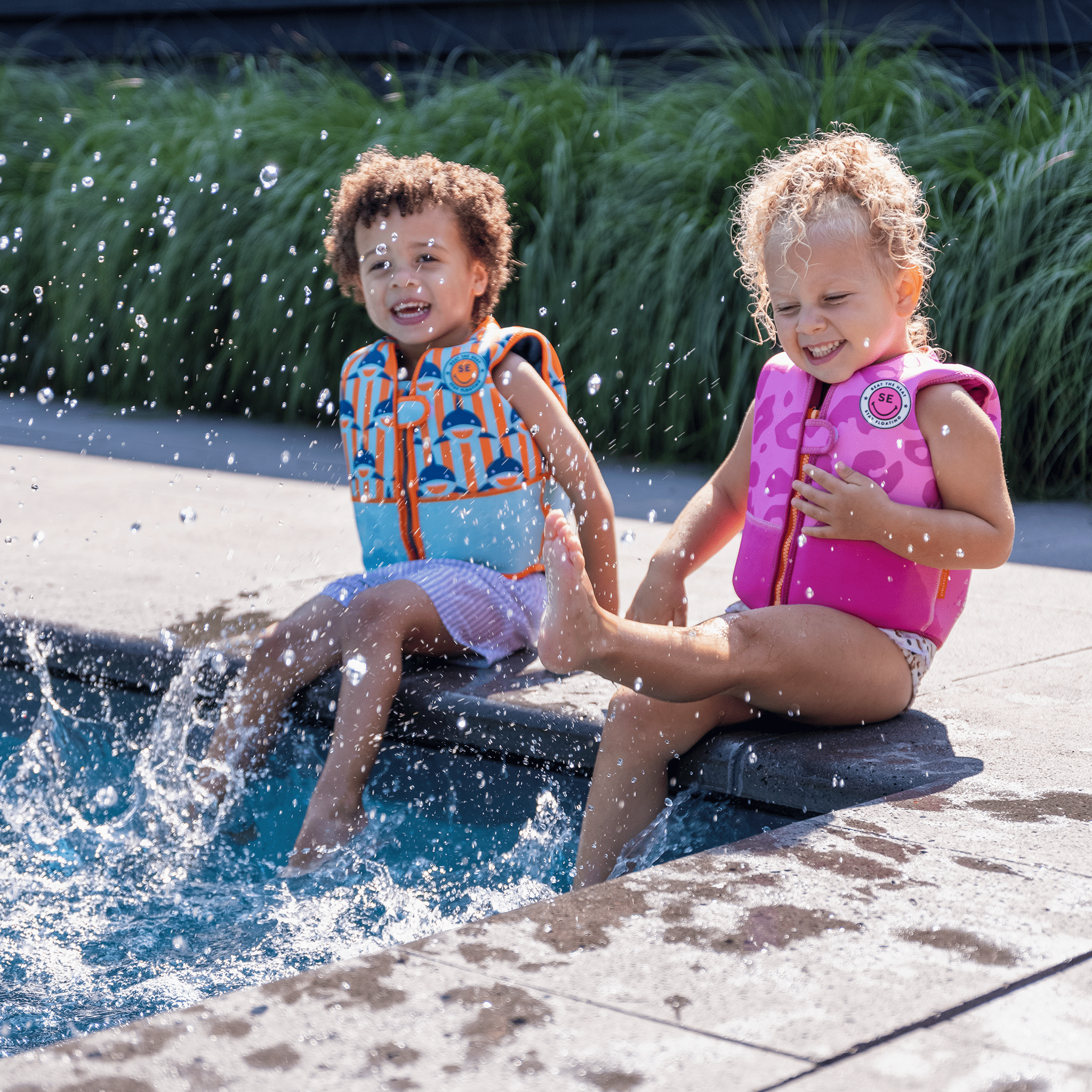 aftrekken Heerlijk Meestal Zwemvest Kind Roze Panterprint 4-6 jaar | Swim Essentials