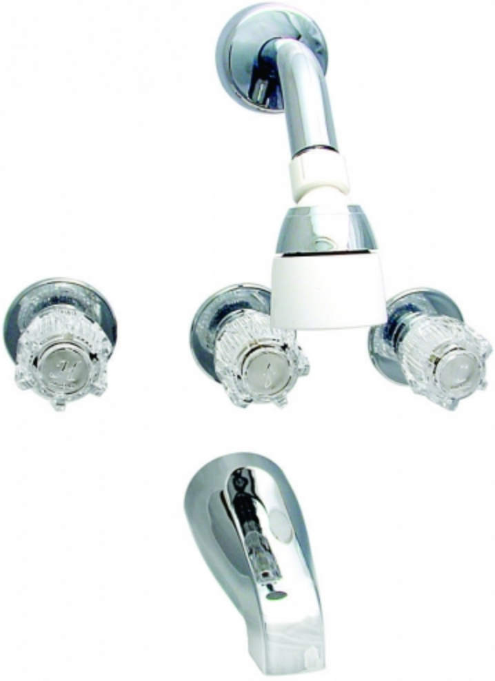 8 Three Valve Concealed Tub And Shower Faucet Set M L Mobile