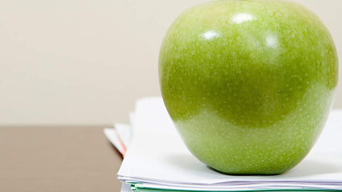 Keep an apple on your desk