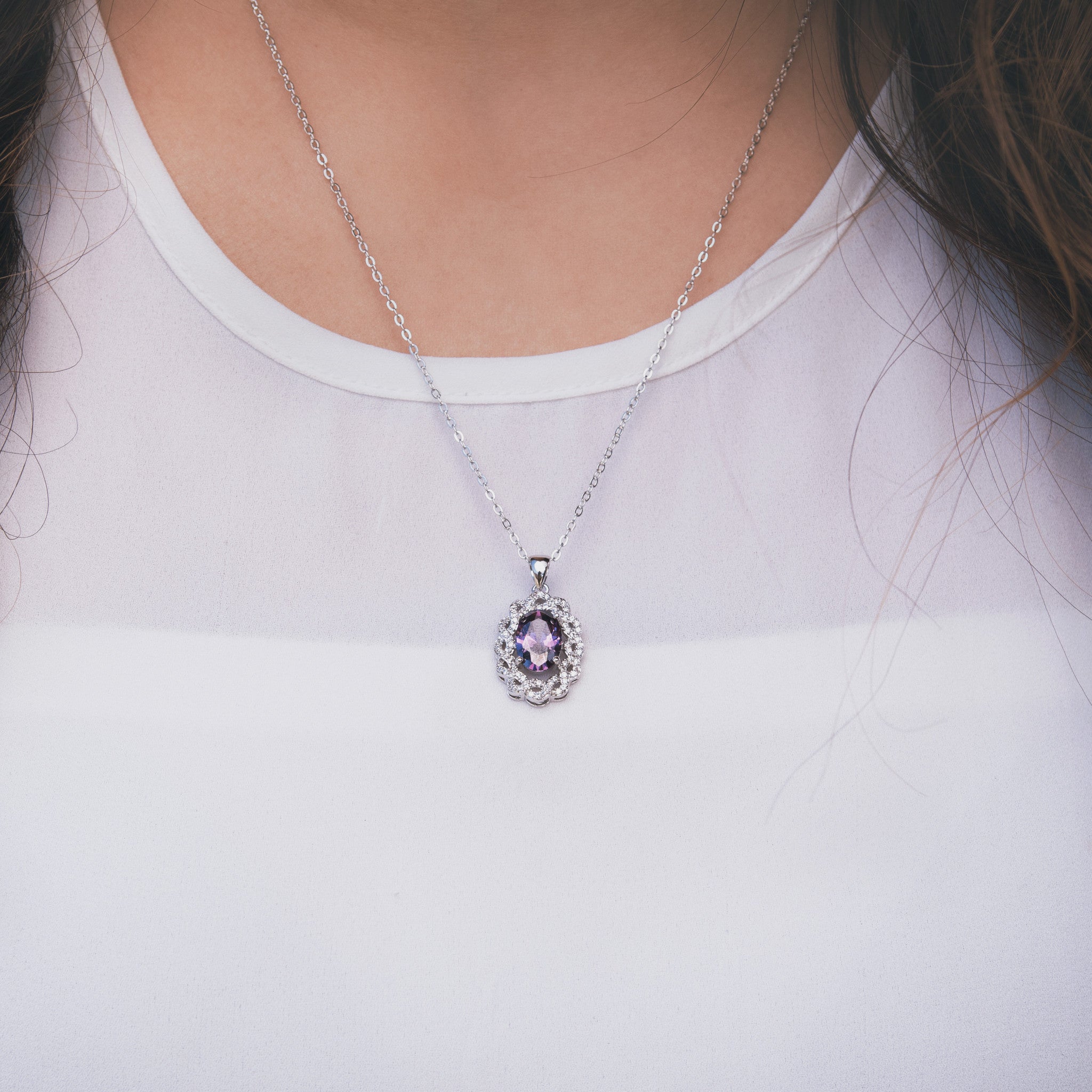 Royal Purple Amethyst Necklace