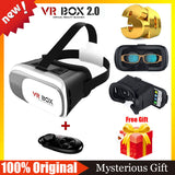 VR BOX 2.0 Virtual Reality 3D Glasses Goggles VR Helmet+Bluetooth Mouse Remote Controller