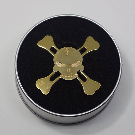 Skull Brass Fidget Hand Spinner – Fydget