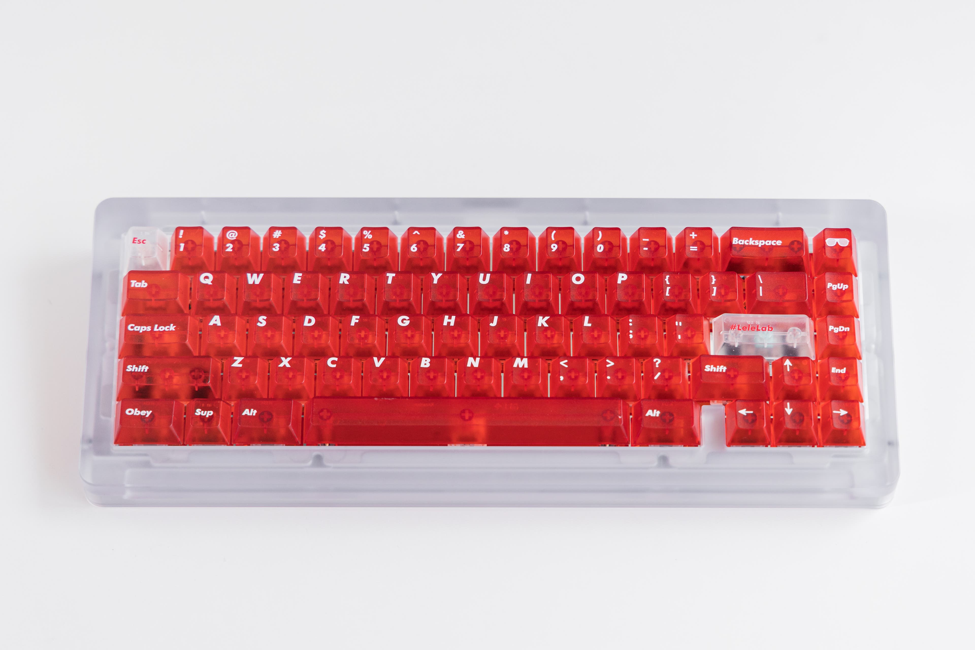 [In Stock] LeleLab Supsup Classic Red Keycap Set