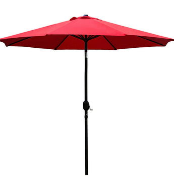Red 9' Market Umbrella