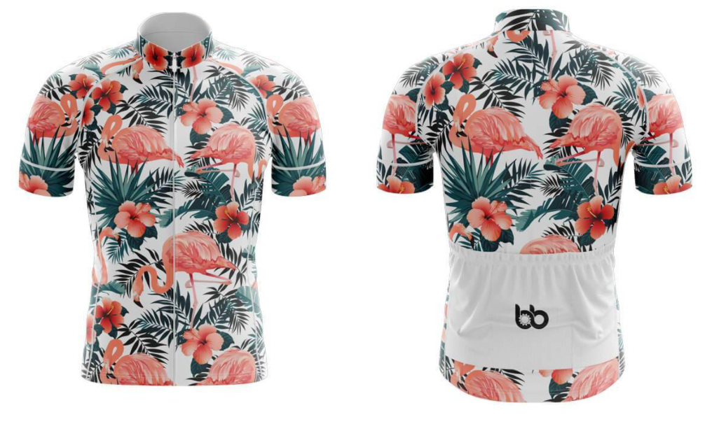 Flamingo design Cycling Jersey