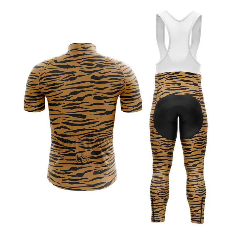 Beige Tiger Print Club Cycling Kit | Cycling Apparel & Gear | Bicycle Booth