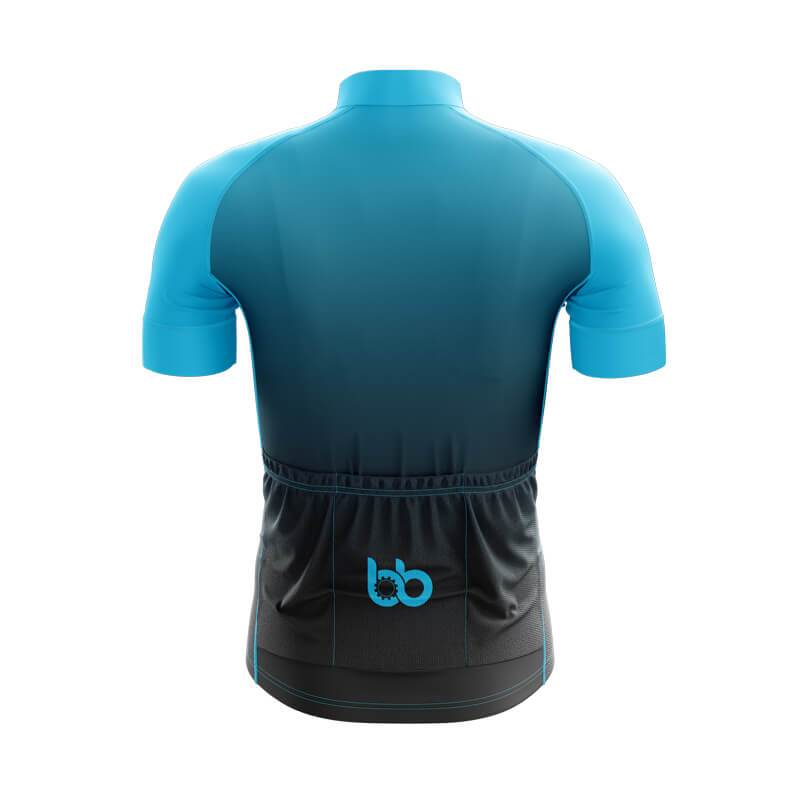 Black to Cyan Jerseys | Cycling Apparel & Gear | Bicycle Booth