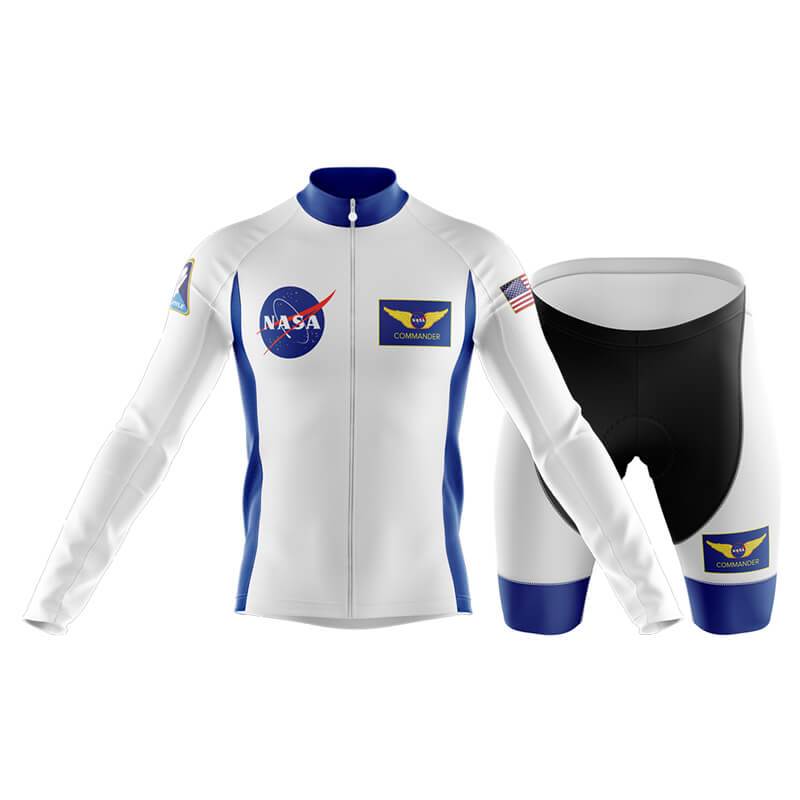 NASA Commander Cycling Kit (White) | Cycling Apparel & Gear | Bicycle Booth