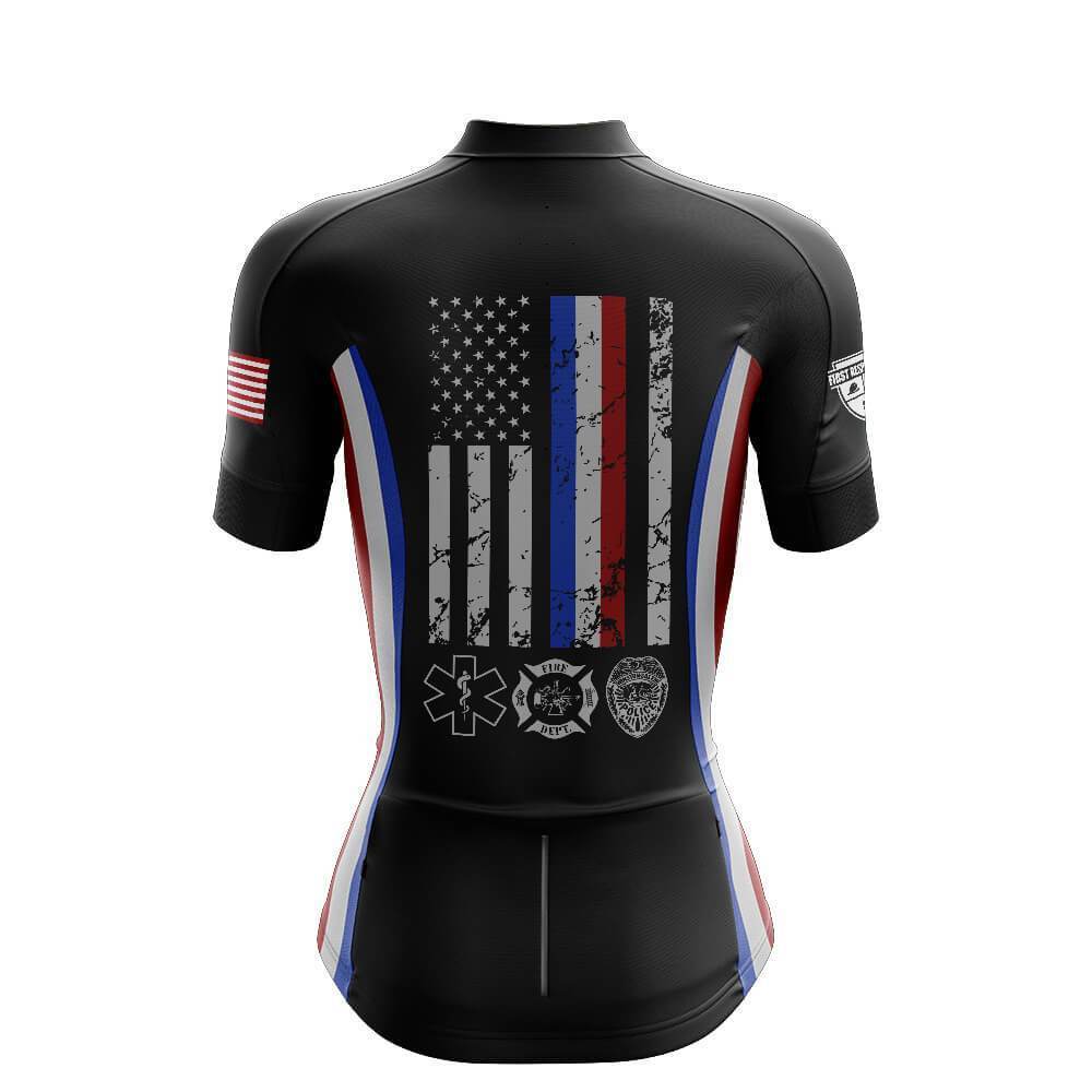 thin blue line bike jersey