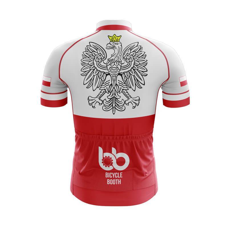Customized Poland Short Sleeve Cycling Jersey for Men D01180321_03 / S
