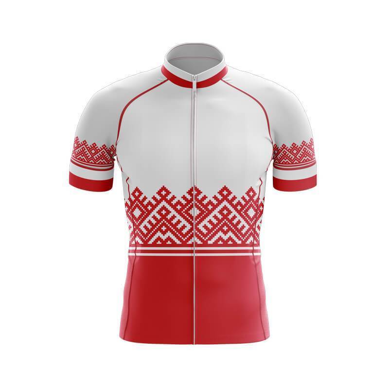 Customized Poland Short Sleeve Cycling Jersey for Men D01180321_03 / S