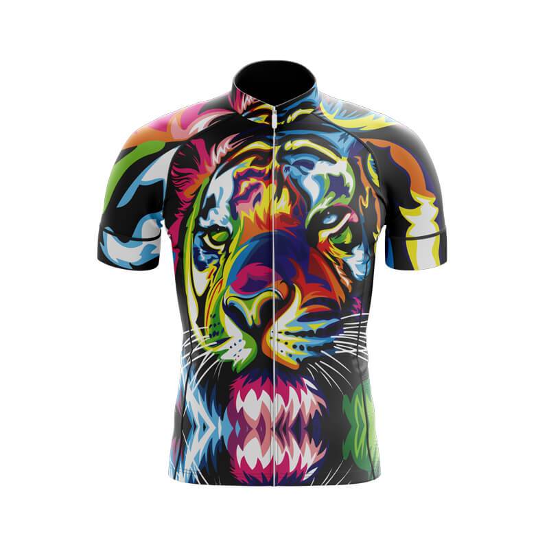 Tiger Long Sleeve Cycling Jersey for Men