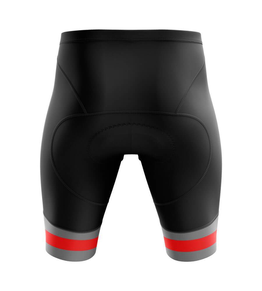 Padded Thin Red Rim Shorts | Cycling Apparel & Gear | Bicycle Booth