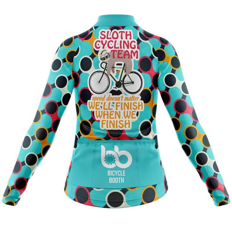 sloth cycling team bike jersey