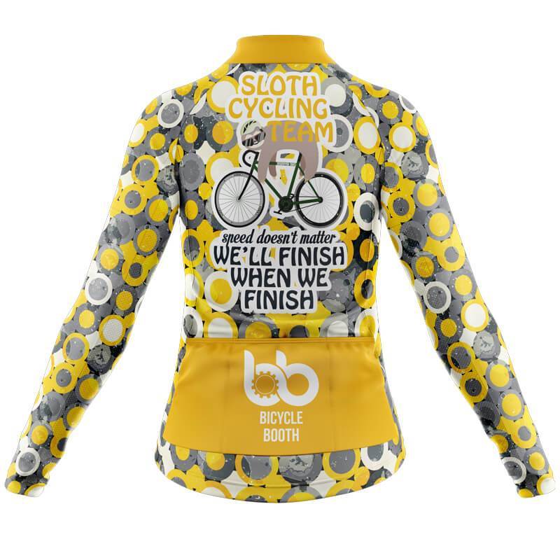 sloth cycling team bike jersey