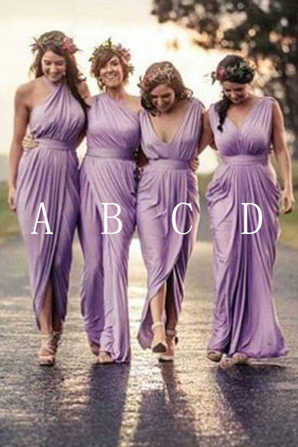 lilac bridal dresses
