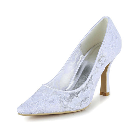 Woman S Stiletto Heel Closed Toe Cheap Wedding Dresses Low Heel