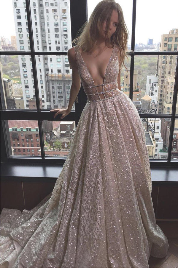 sequin long gowns