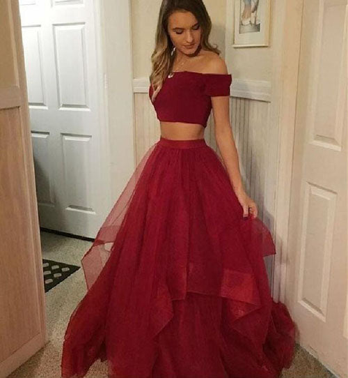 2 piece fitted prom dress Big sale ...
