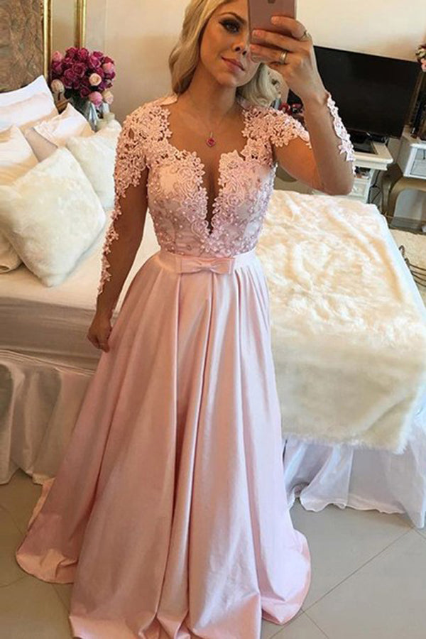 silk satin prom dress