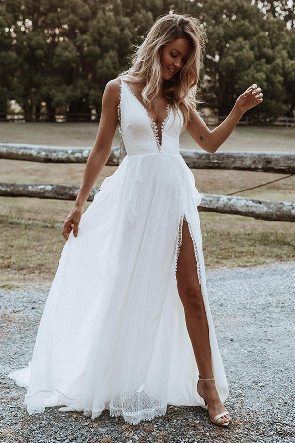 White Dress For Casual Wedding