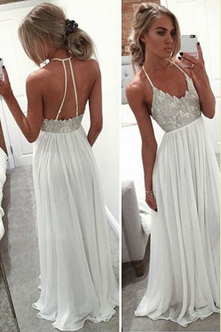 Buy Halter Beach Wedding Dresses Backless Sequins Beading Cheap
