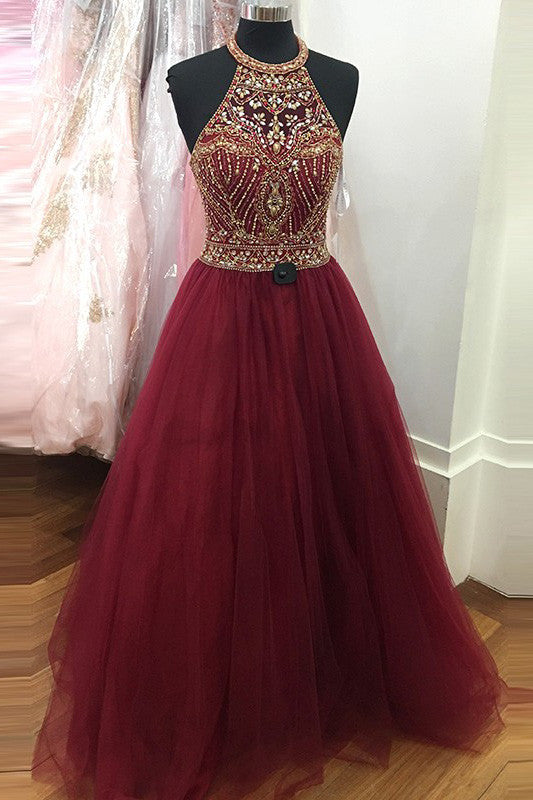 red evening ball gowns