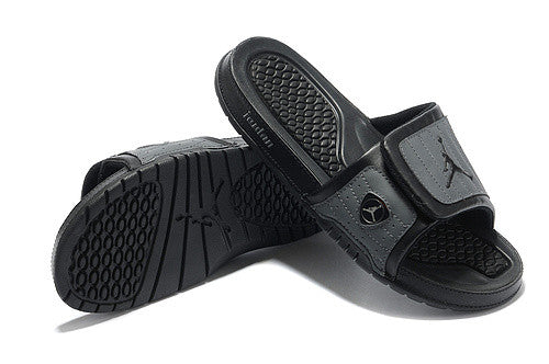 grey jordan sandals