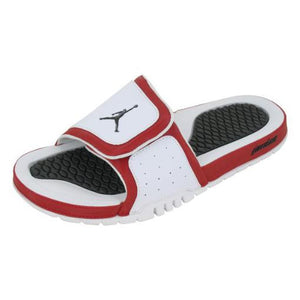 jordan flip flops red