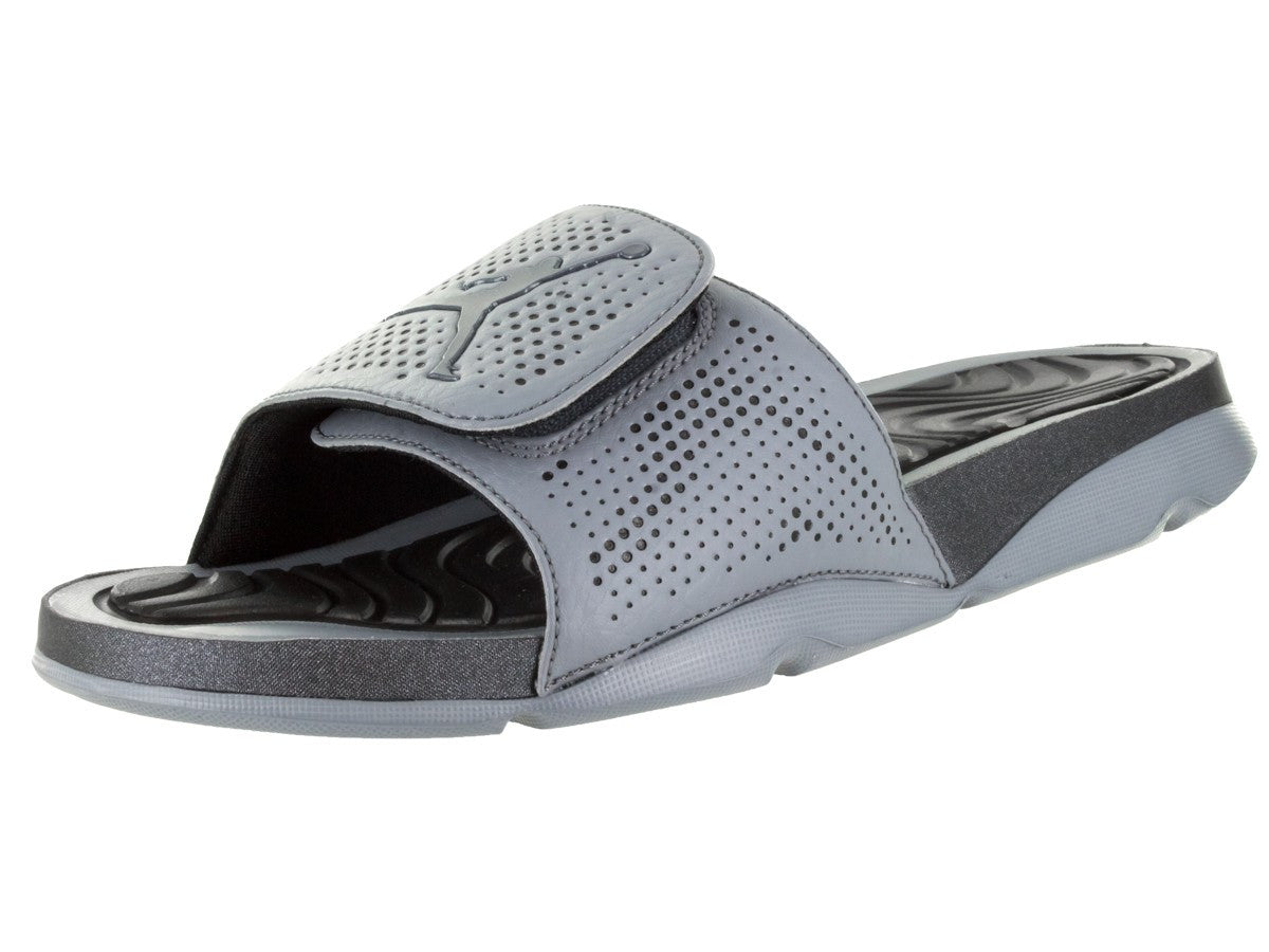 gray jordan sandals