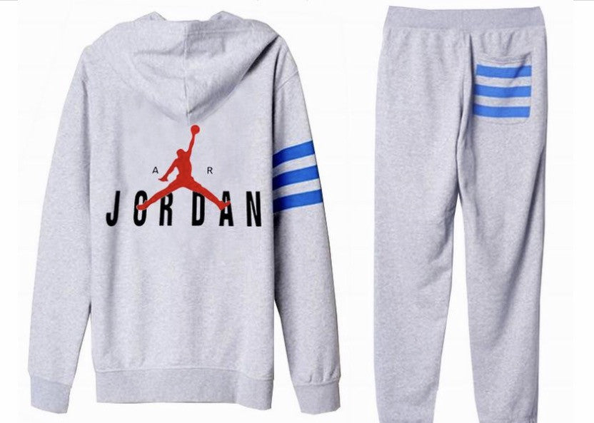 grey jordan sweatsuit