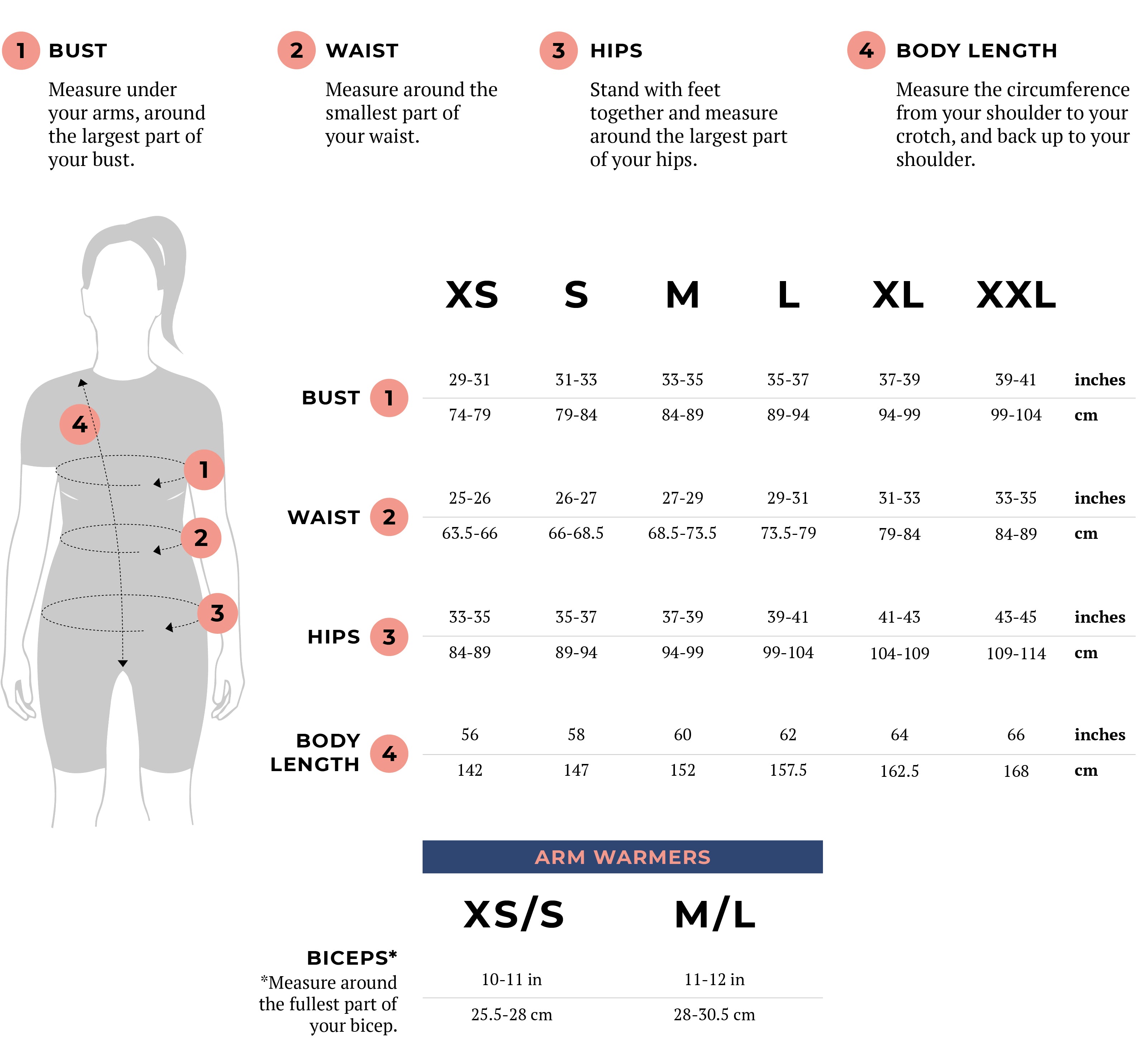 Fit & Sizing guide