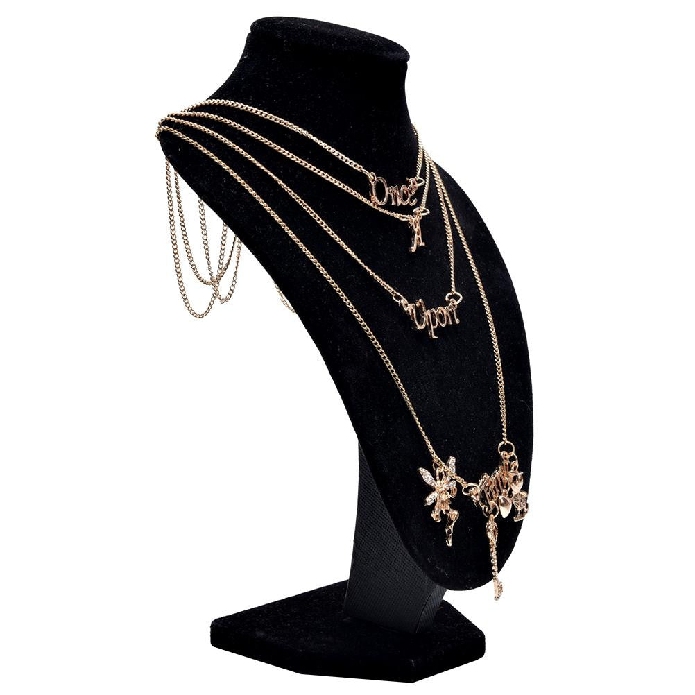 Jewelry Multi Layer Maxi Necklace Gold Design Once Upon A Time Statement Necklaces & Pendants Fo