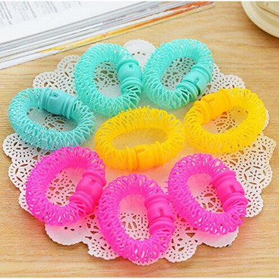 8 Pcs Hair Styling Roller Hairdress Magic Bendy Curler Spiral Curls DIY Tool