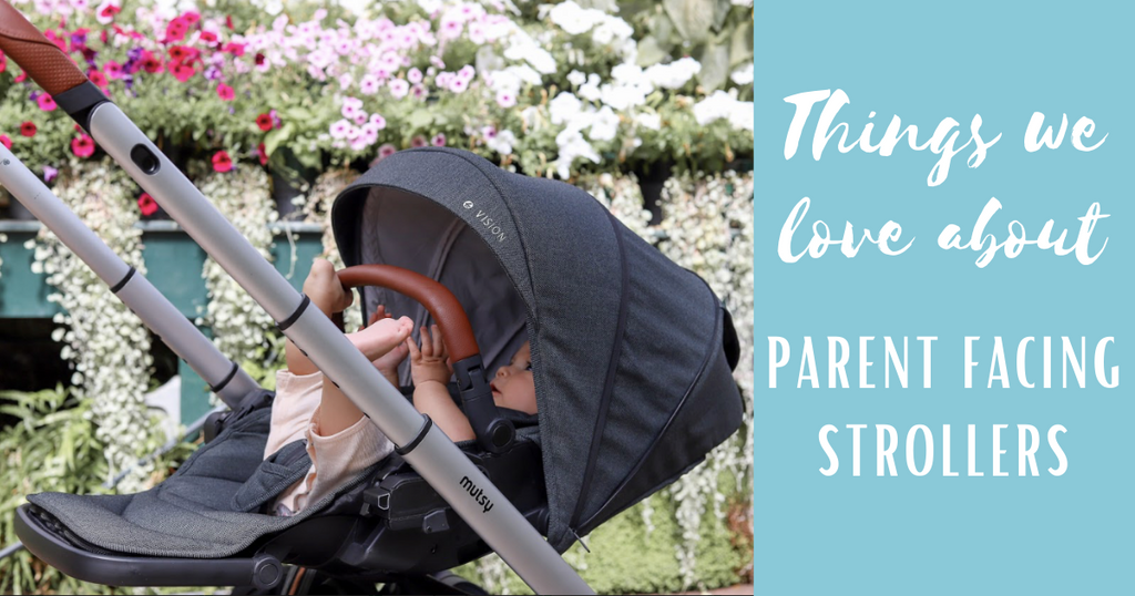 parent and world facing stroller