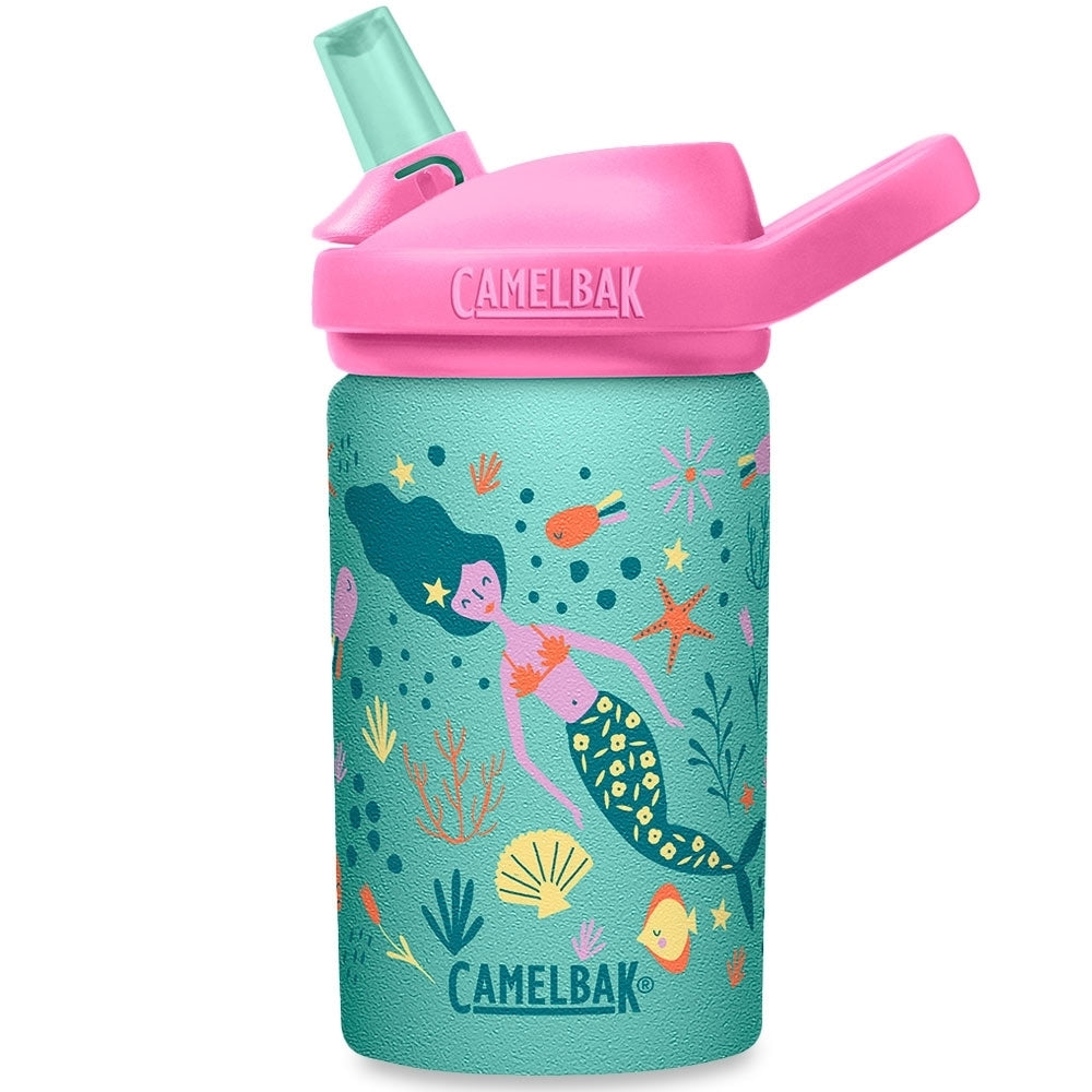 CamelBak Eddy+ Kids Stainless Steel Bottle - 0.4L- Modern Mermaids