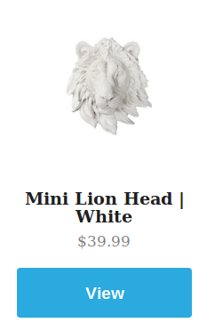 Mini White Lion