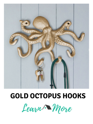 gold octopus hooks