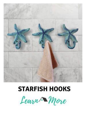 starfish wall hooks